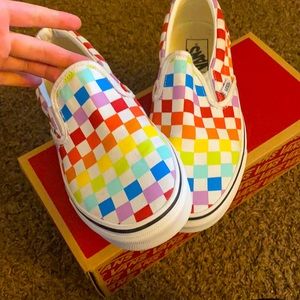 rainbow vans